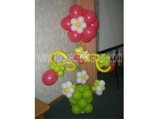 Цветы из шаров фото картинки