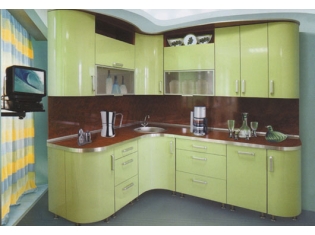 Фото кухни зеленого цвета