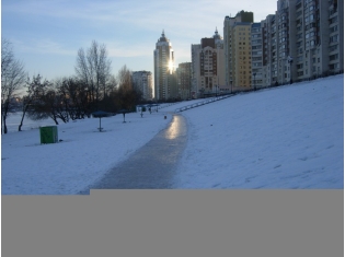 Зима город фото