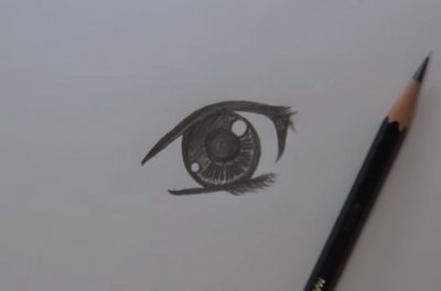 Как нарисовать аниме глаза карандашом поэтапно?