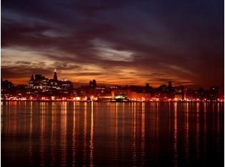 Огни ночного города картинки