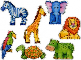 Картинки животных для детей нарисованные цветные
