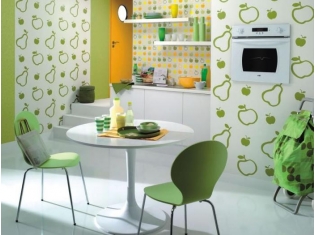 Цвет стен на кухне фото