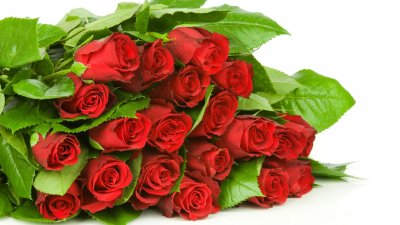 Букет красных роз на рабочий стол