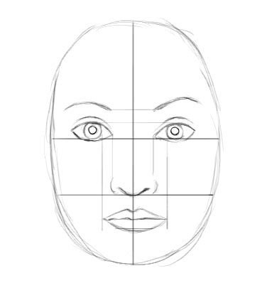 Пошаговая инструкция как рисовать лицо человека