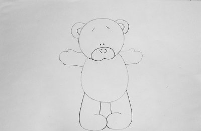 Пошаговая инструкция как нарисовать мишку Тедди