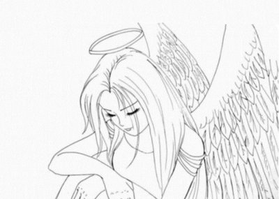 Как нарисовать ангела карандашом поэтапно
