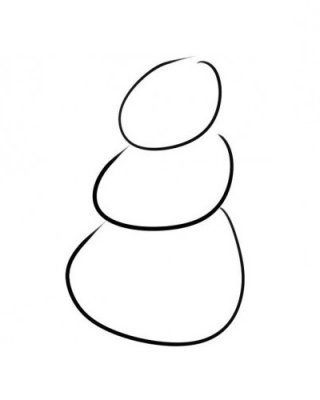 Как нарисовать снеговика поэтапно карандашом