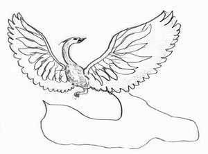 Как нарисовать Жар-птицу поэтапно карандашом