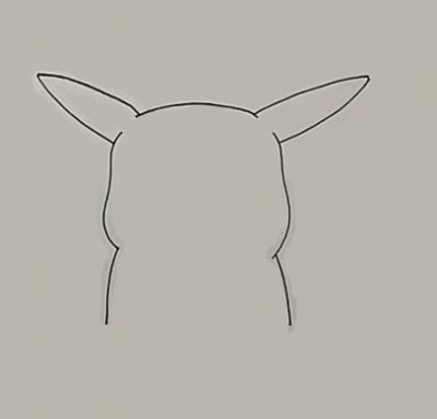 Как нарисовать покемона Пикачу карандашом поэтапно?