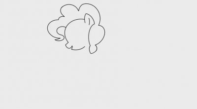 Как нарисовать пони Пинки Пай карандашом поэтапно?