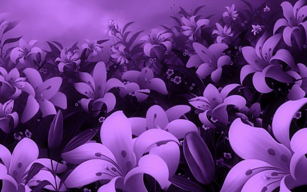 Фиолетовые картинки на рабочий стол