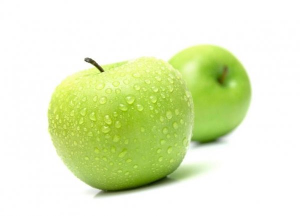 Зеленое яблоко обои на рабочий стол