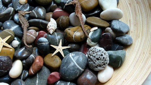 Морские камни на рабочий стол